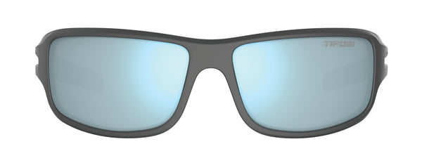 Tifosi Bronx Gunmetal Smoke - Bright Blue Lenses