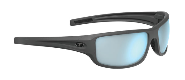 Tifosi Bronx Gunmetal Smoke - Bright Blue Lenses