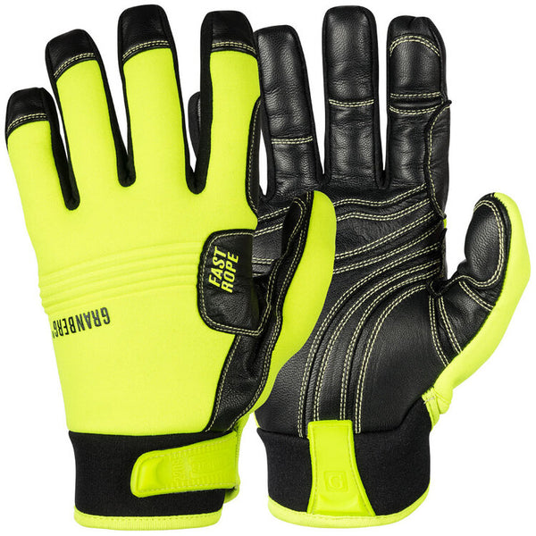 Hi Vis Fast Rope Gloves - Tactical Rescue Gloves