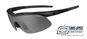 Tifosi Ordnance Tactical Matte Black - Smoke/HC Red/Clear Lenses